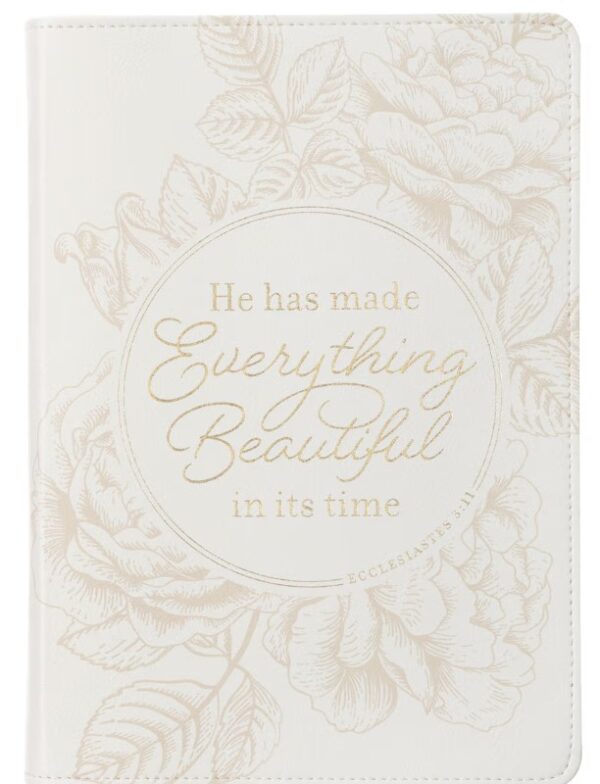 Journal Classic Ivory Everything Beautiful Ecc. 3:11