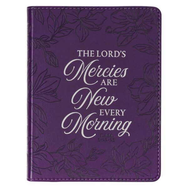 Journal Handy Purple His Mercies Lam. 3:22-23