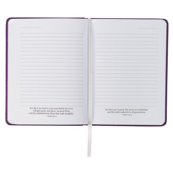 Journal Handy Purple His Mercies Lam. 3:22-23 - Image 3