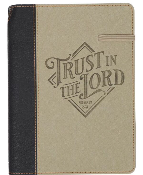 Journal Classic w/Elastic & Pen Holder Trust in the Lord Prov. 3:5