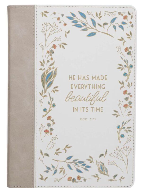 Journal Classic Beige/Cream Everything Beautiful Ecc. 3:11