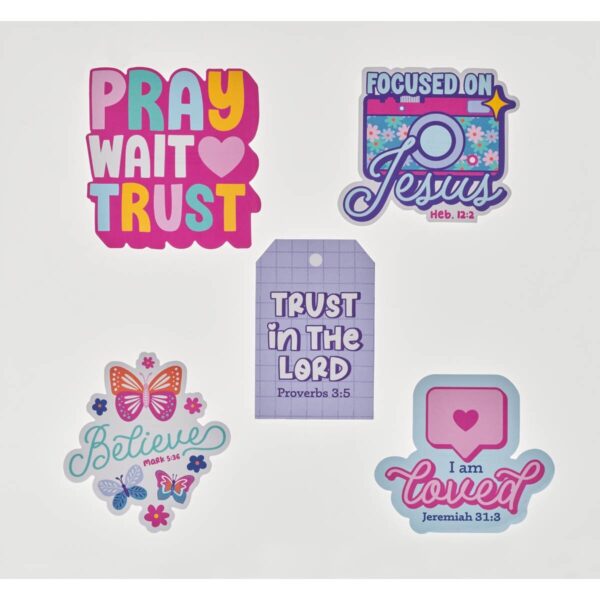 Sticker Set 5 pc. Girls Sticker Asst. - Image 3