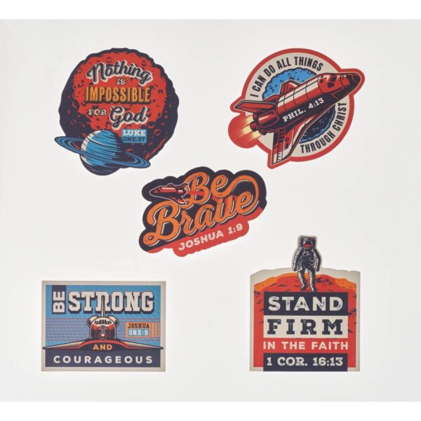 Sticker Set 5 pc. Boys Space Asst. - Image 3