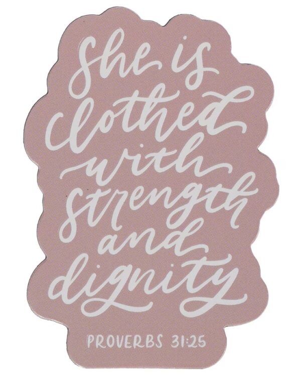 Magnet Pink Strength & Dignity Prov. 31:25