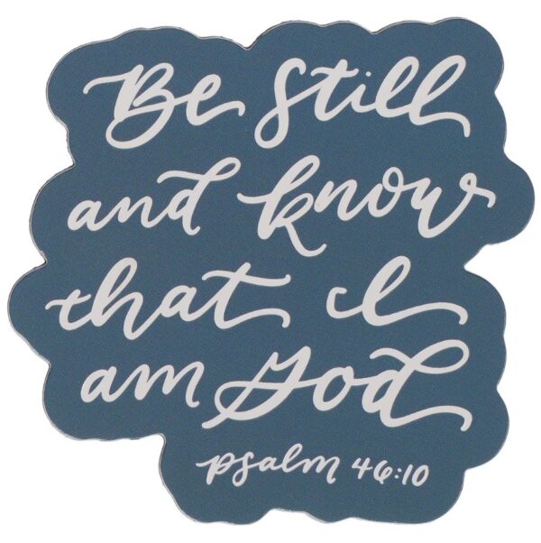 Magnet Teal Be Still Ps. 46:10