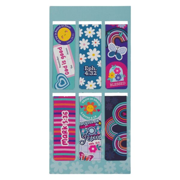 Magnetic Bookmark Set I Am Strong Prov. 31:25 - Image 2
