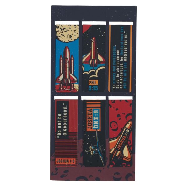 Magnetic Bookmark Set Be Strong Josh. 1:9 - Image 2