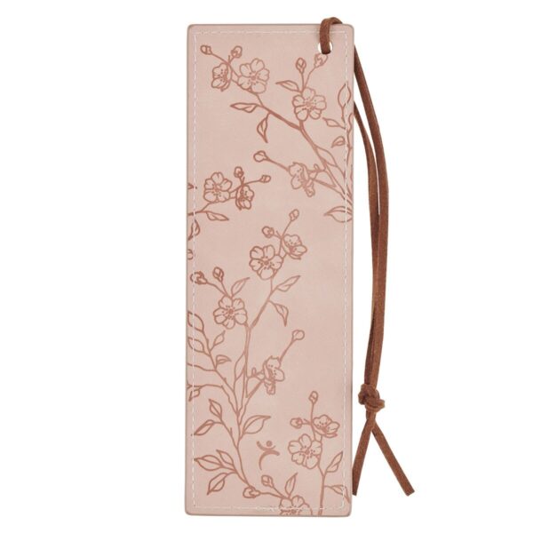 Bookmark Faux Leather Pink Trust Prov. 3:5 - Image 2