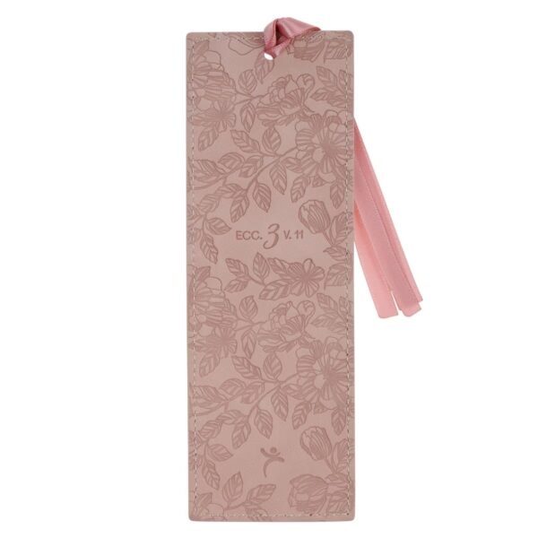 Bookmark Faux Leather Everything Beautiful Pink Ecc. 3:11 - Image 2