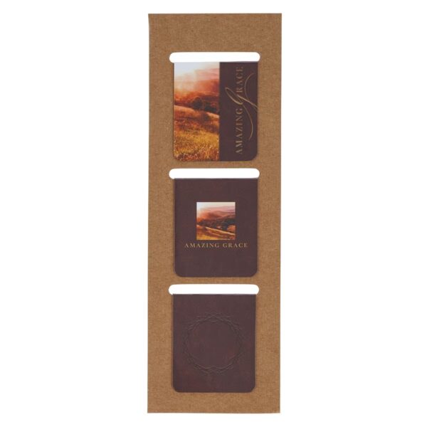 Magnetic Bookmark Set Crown of Thorns/Amazing Grace Isa. 53:5 - Image 2