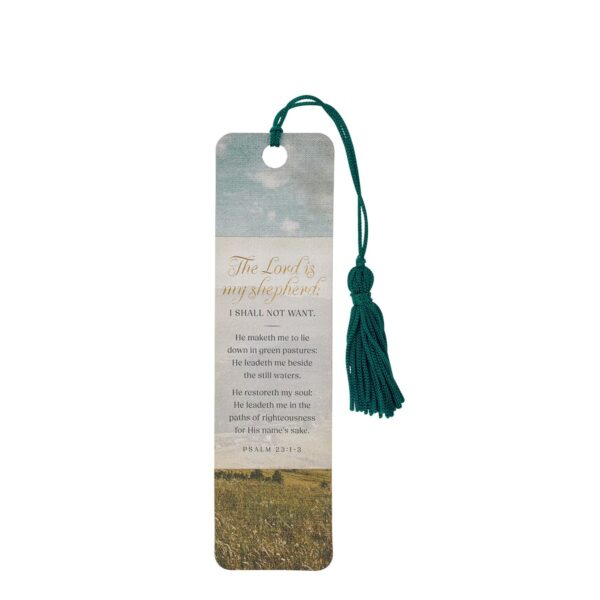 Tassel Bookmark The Lord is My Shepherd Ps. 23:1-3