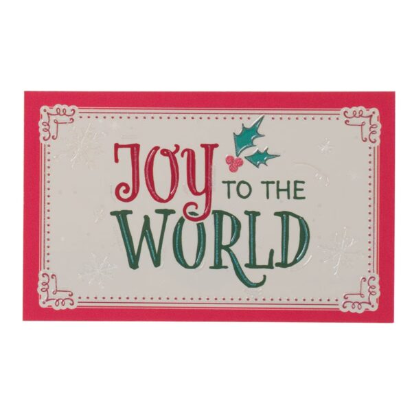 Pass Around Cards Joy to the World Luke 2:10