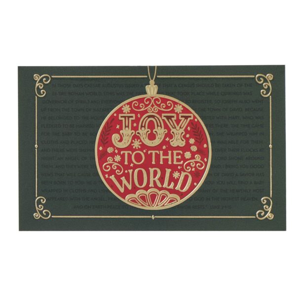 Pass Around Cards Joy to the World Luke 2:10