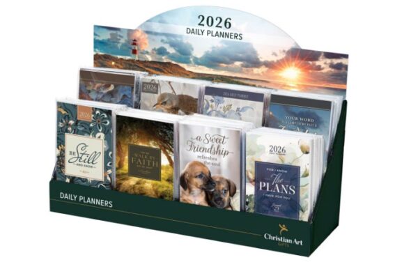 2026 Small Daily Planner Merchandiser