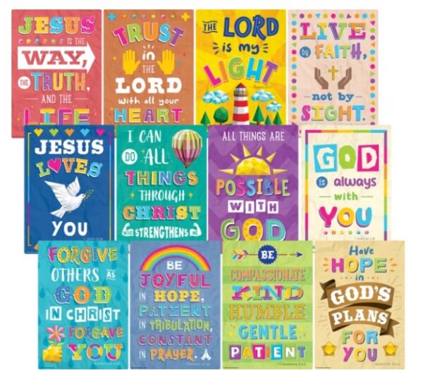 Bible Verses Small Poster Pack