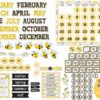 Buzzing Bees Calendar Bulletin Board