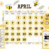 Buzzing Bees Calendar Bulletin Board - Image 2
