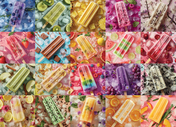 500 Pc Puzzle - Ice Lollies - Image 2