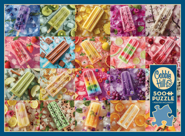 500 Pc Puzzle - Ice Lollies - Image 4