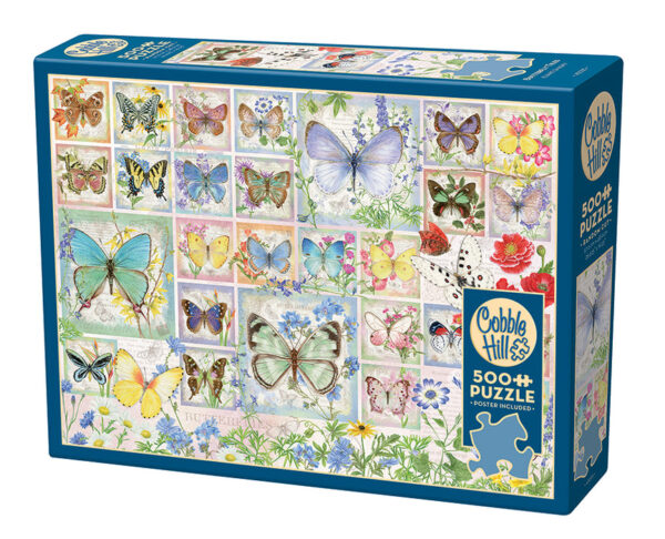 500 Pc Puzzle - Butterfly Tiles