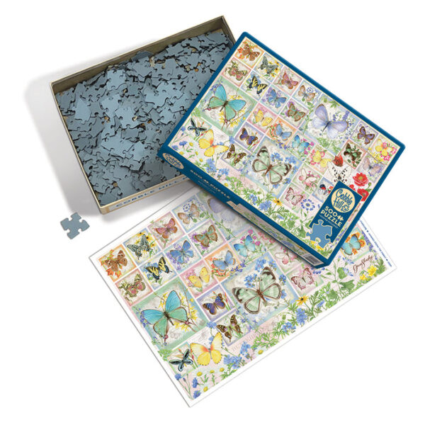 500 Pc Puzzle - Butterfly Tiles - Image 4