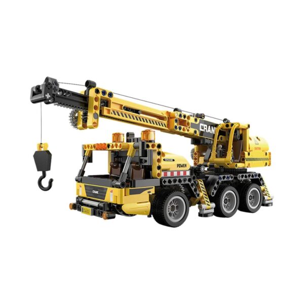 CaDA Mobile Crane Building Set – 658 Pcs Construction Vehicle Model Kit