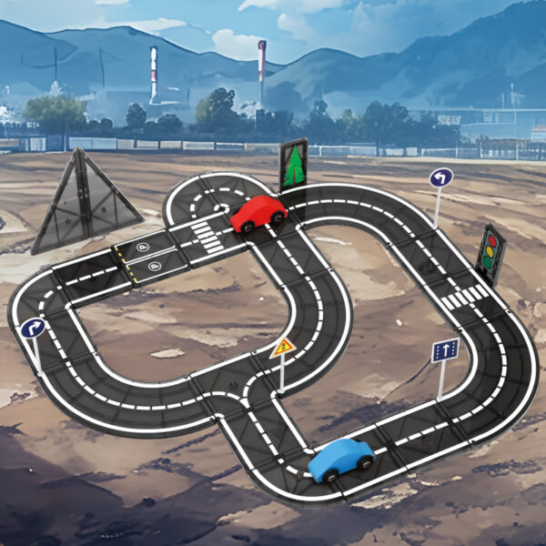Magnetic Tiles Road Set 30 pc - Image 4