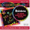 Rainbow Mini Scratch Art Notes - 125 Pk