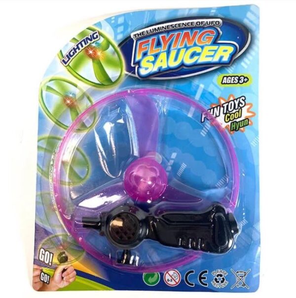 5" Light Up Flying Saucer