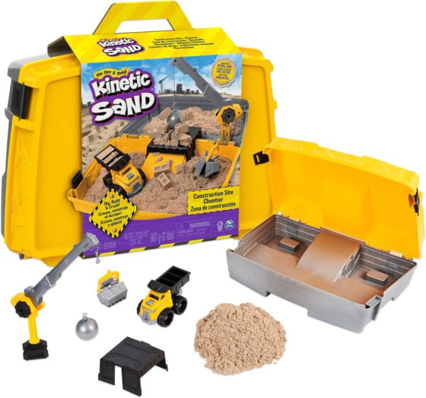 Kinetic Sand, Construction Site Folding Sandbox - Image 2
