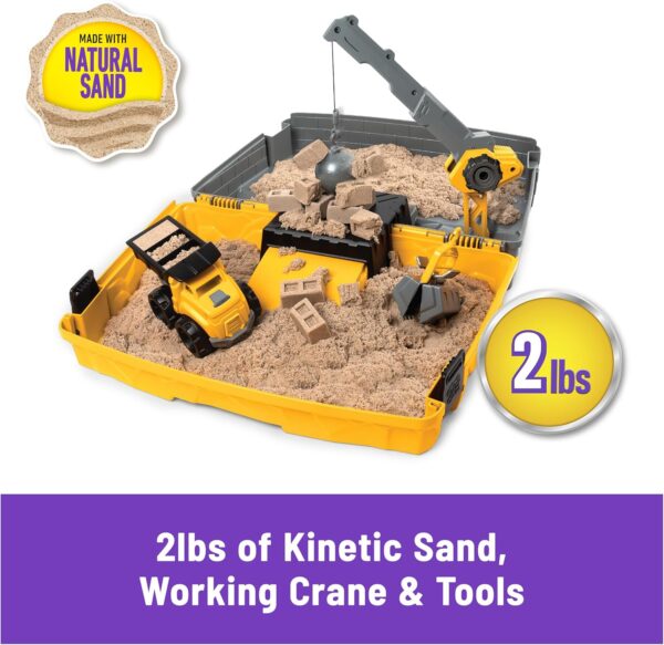 Kinetic Sand, Construction Site Folding Sandbox - Image 3
