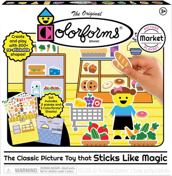 Colorforms - Market Picture Playset