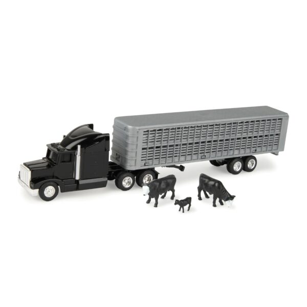1:64 Cattle Trailer Semi Set
