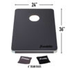 Franklin Professional Cornhole Set 36 Inch (Black) - Image 2