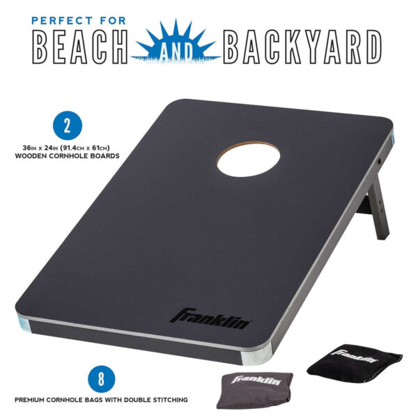 Franklin Professional Cornhole Set 36 Inch (Black)