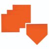 MLB® Deluxe 4 Piece Rubber Base Set - Orange