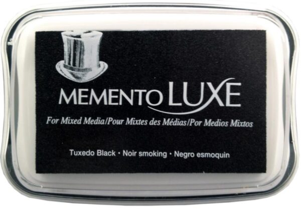 Ink Pad Tuxedo Black Memento Luxe