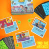 Mega Money Matchup cards showing correct financial term matches like Inflation and Budget on an orange background.